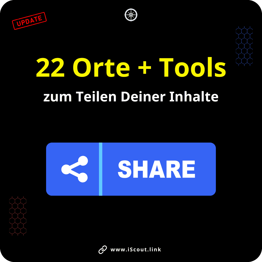 Orte und Tools zum Teilen von Inhalten