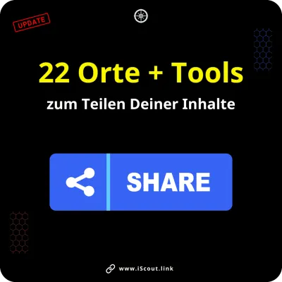 Orte und Tools zum Teilen von Inhalten